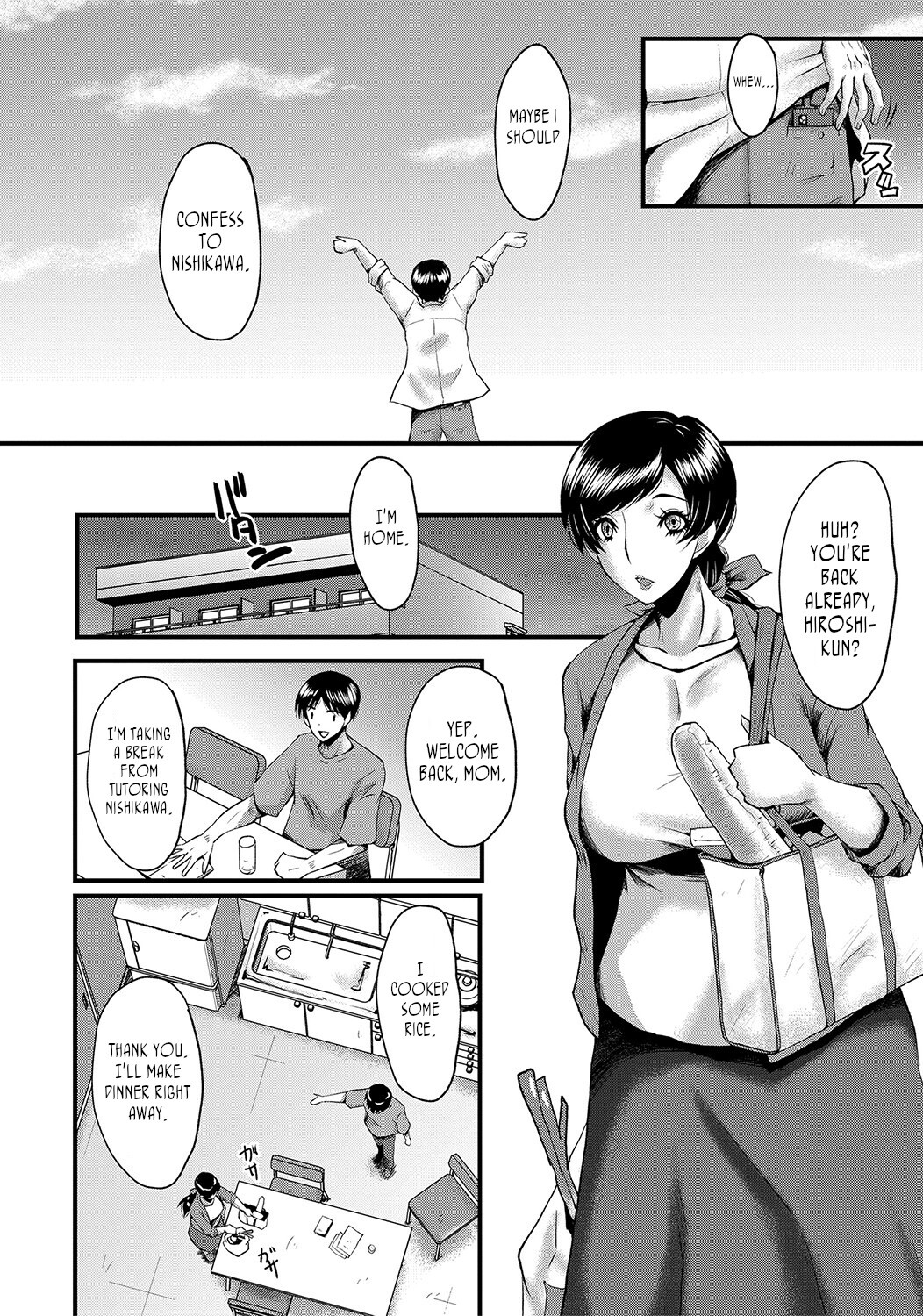 Hentai Manga Comic-My friend stole away both my childhood friend and my mother-Chapter 3-4